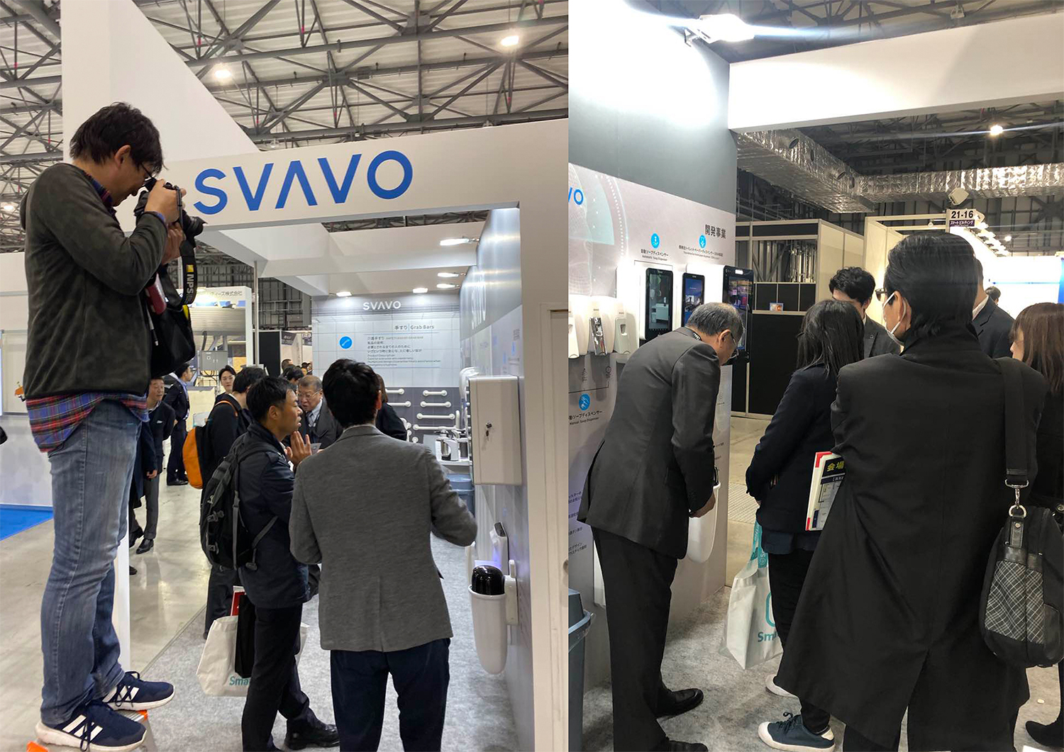 瑞沃SVAVO在参展中吸引了大批海外记者及参展者围观