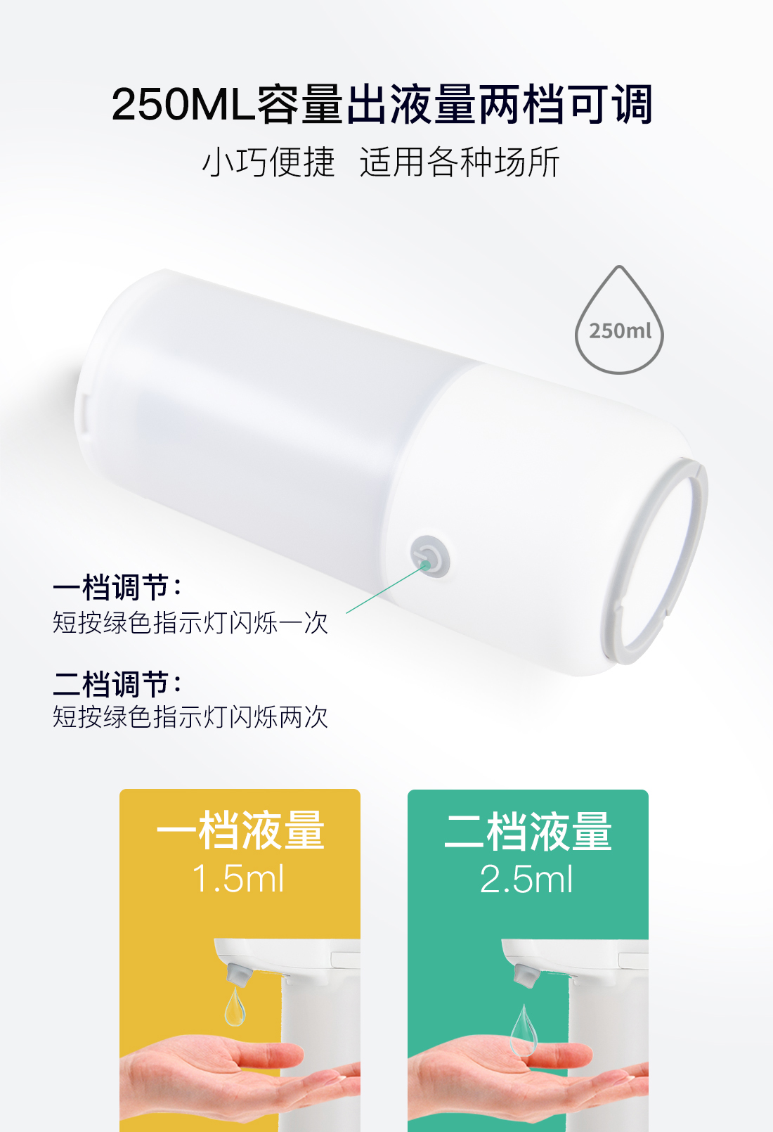 瑞沃SVAVO感应分配器250ML容量出液量两档可调