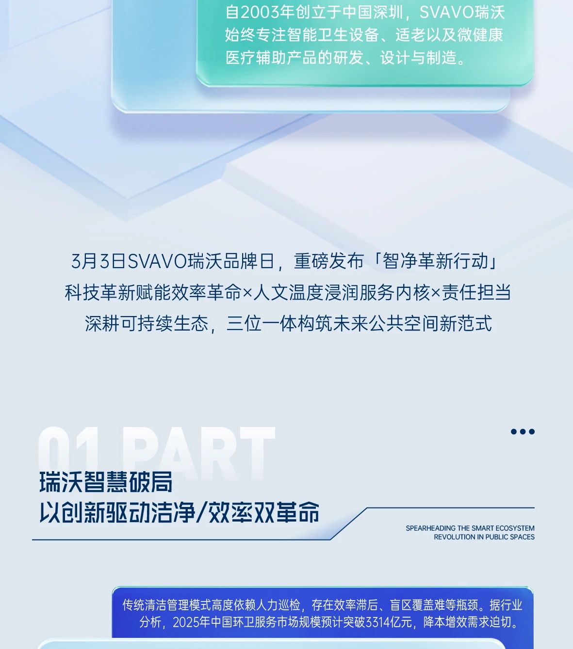 SVAVO瑞沃，瑞沃，智慧卫生间